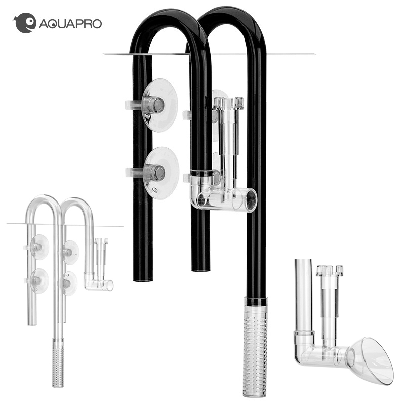 Aquarium Fish Waste Collector - AQUAPRO Kunststoff Inflow Outflow Einlass Auslass