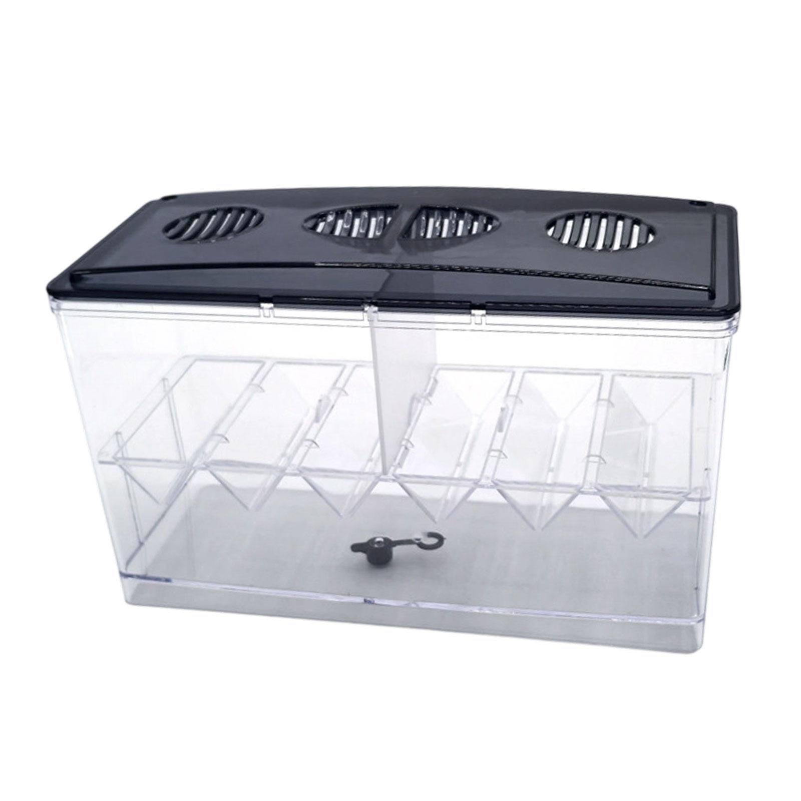 Box Fish In Aquarium - Schwimmende Fischzucht-Isolationsbox, abnehmbar, transparent, leicht zu