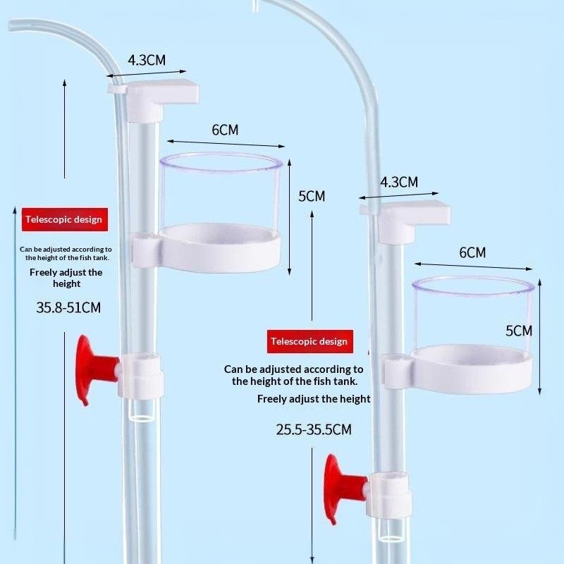 Aquarium Fish Waste Collector - 1 Set Air-Lift Fischabfallsammler Bodensauger Reinigungswerkzeug