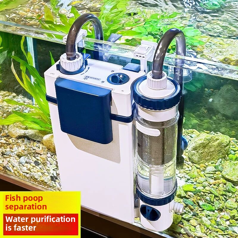 Aquarium Fish Waste Collector - SUNSUN neuer Aquariumfilter YBF-500 Sauerstofffiltration integrierte