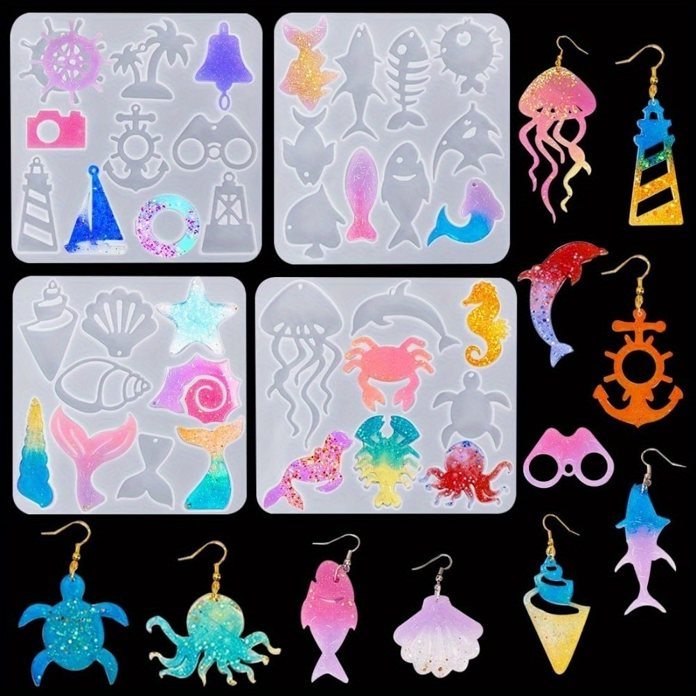 Das Set aus Ohrring- und Anhän – Aquarium Fish Marine Bewertung und Preis
