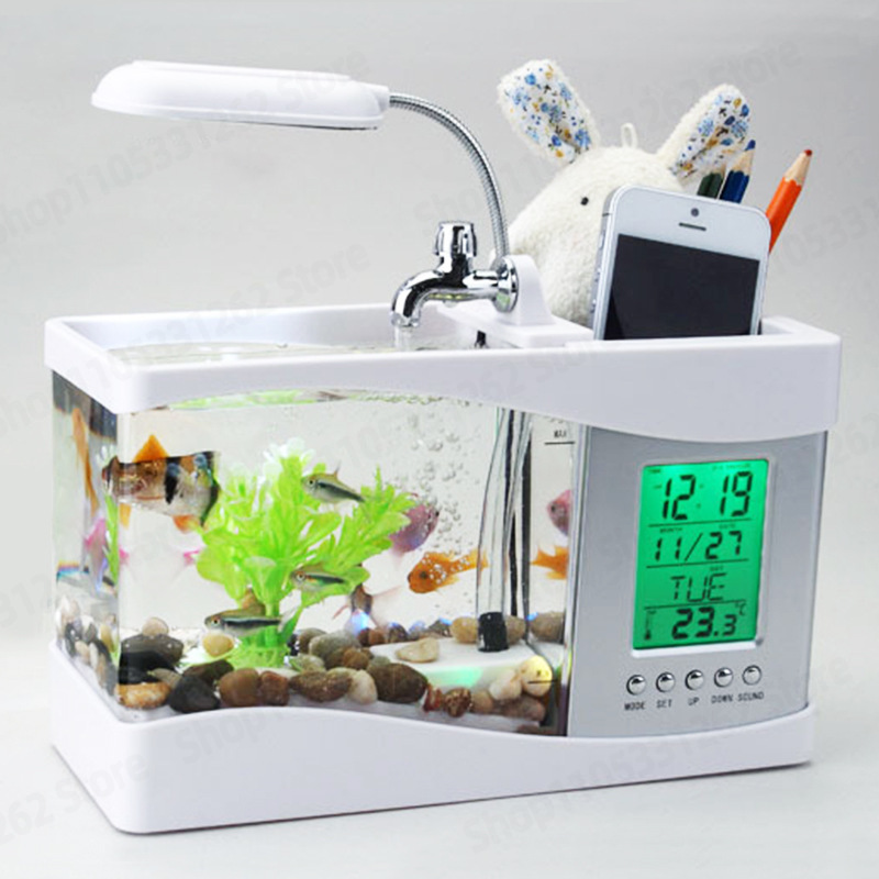 Mini Kleines Aquarium Kreative – Aquarium Fish Logo Bewertung und Preis
