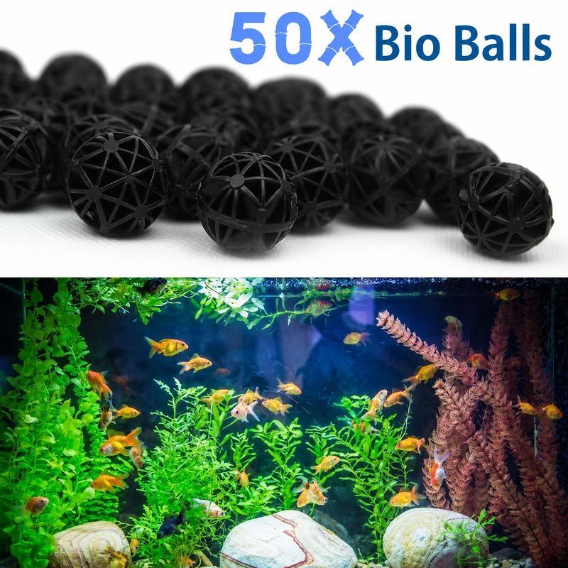 50 Stück 16mm Aquarium Bio-Fil – Aquarium Fish Marine Bewertung und Preis