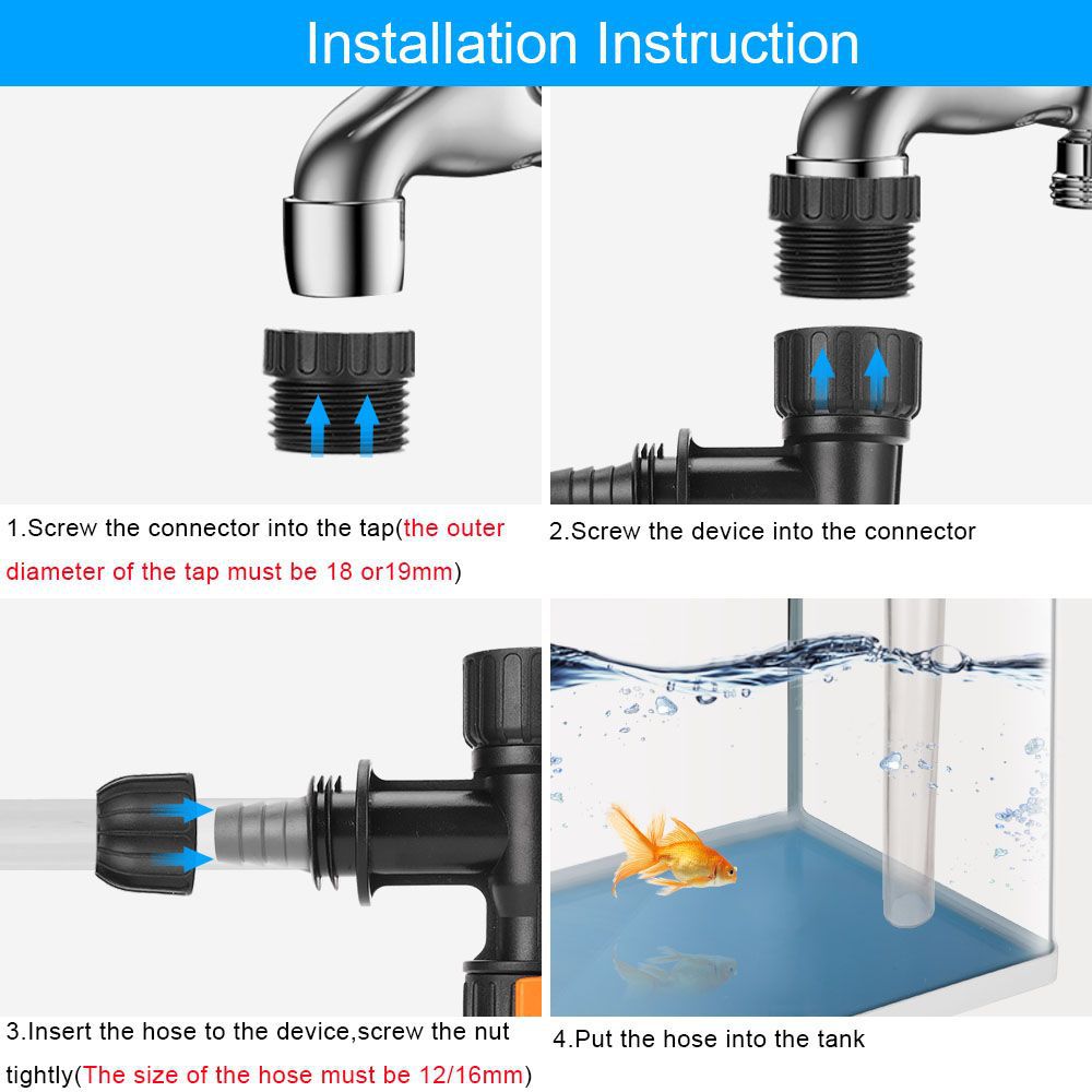 Eimerfreier Aquarium-Wasserwec – Aquarium Fish Waste Collector Bewertung und Preis