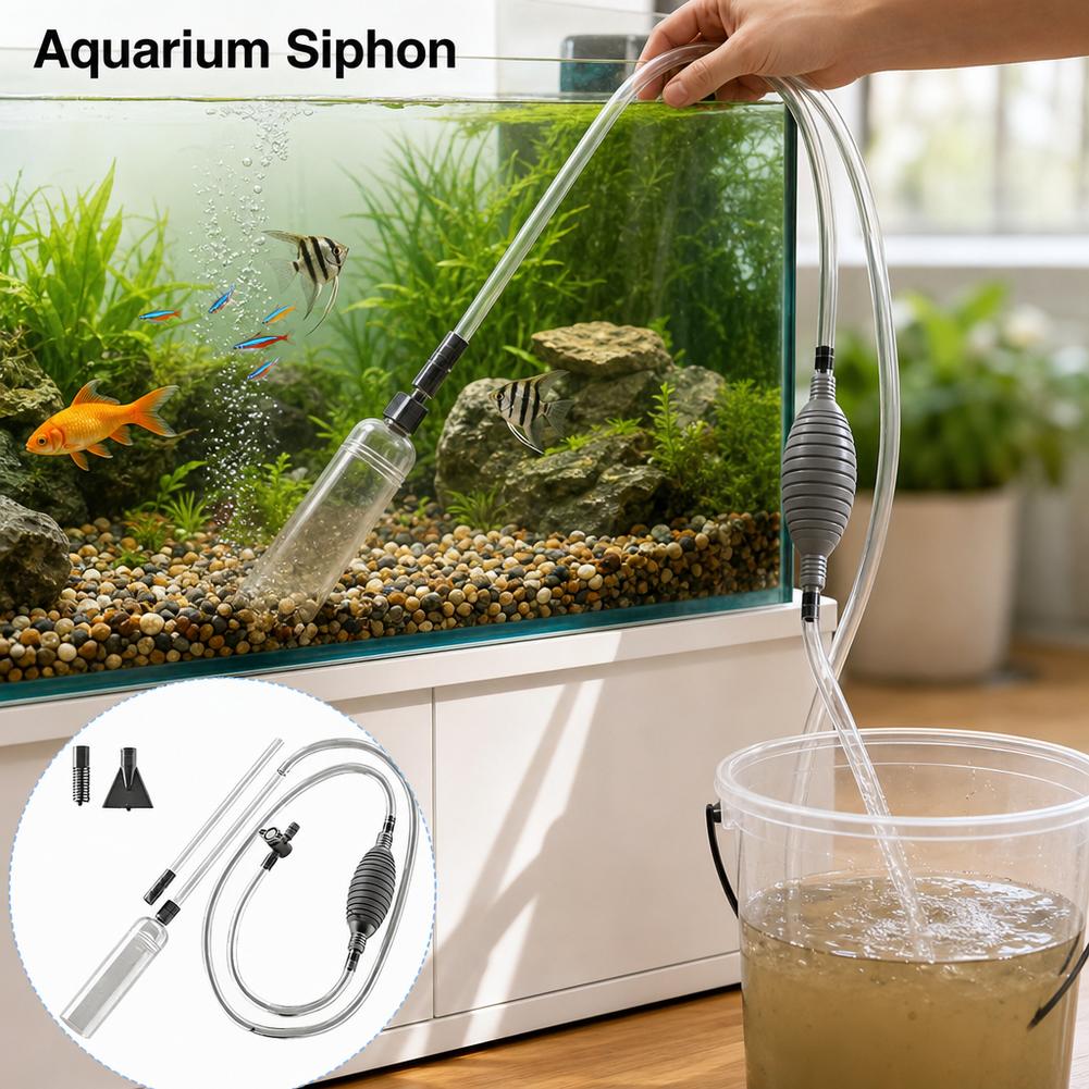 Manueller Aquarium-Siphon Fisc – Aquarium Fish Waste Collector Bewertung und Preis