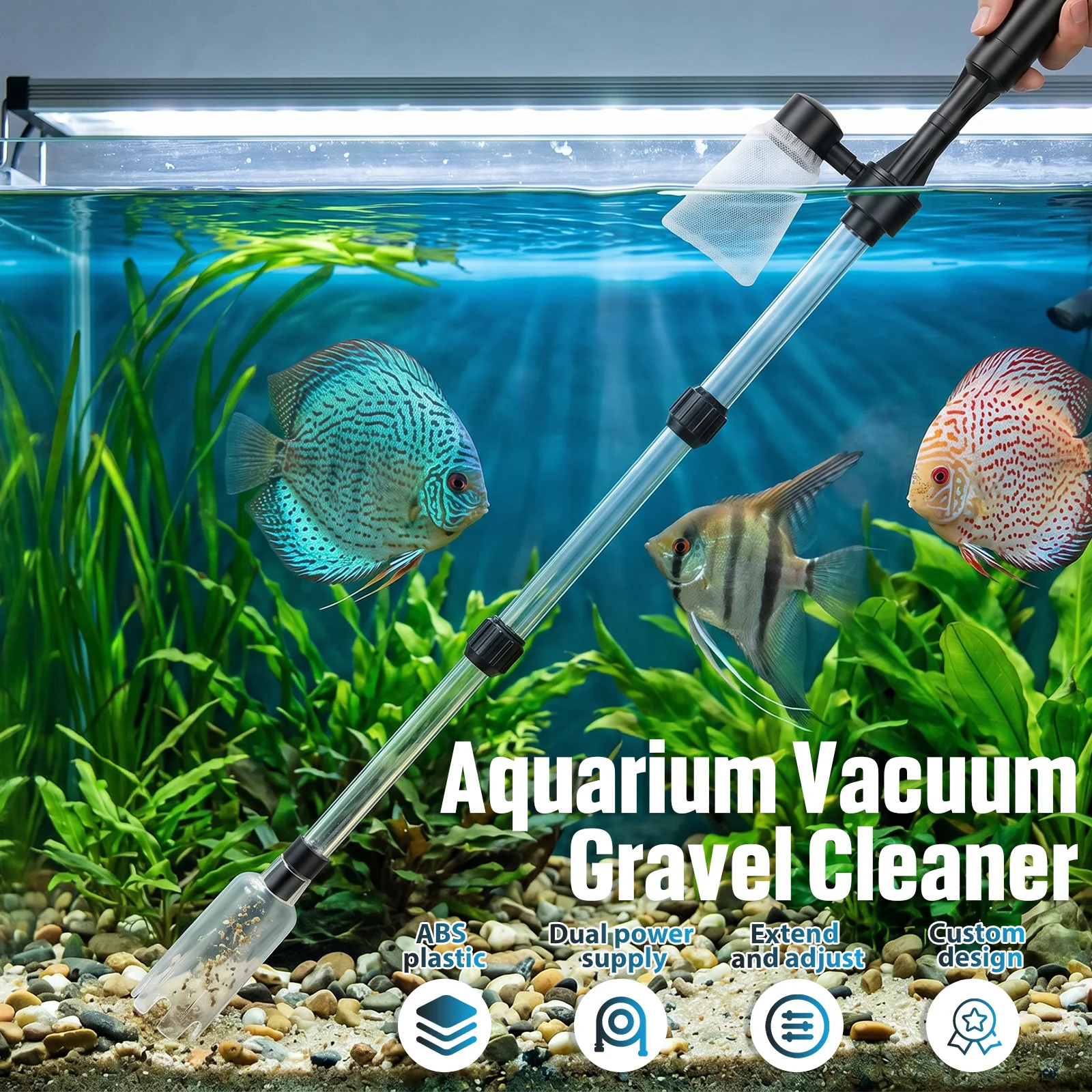 Aquarium-Vakuum-Kiesreiniger 3 – Aquarium Fish Waste Collector Bewertung und Preis
