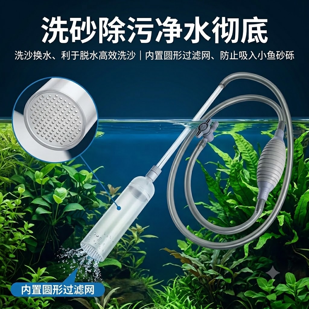 Aquarium-Siphon, Manueller Was – Aquarium Fish Waste Collector Bewertung und Preis