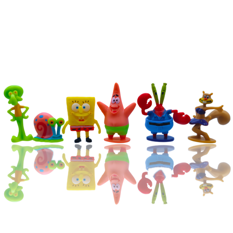 6 Stück SpongeBob Aquarium-Dek – Aquarium Fish Gallery Bewertung und Preis