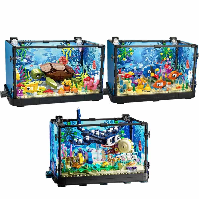 Aquarium-Baustein-Set mit Lich – Aquarium Fish Marine Bewertung und Preis