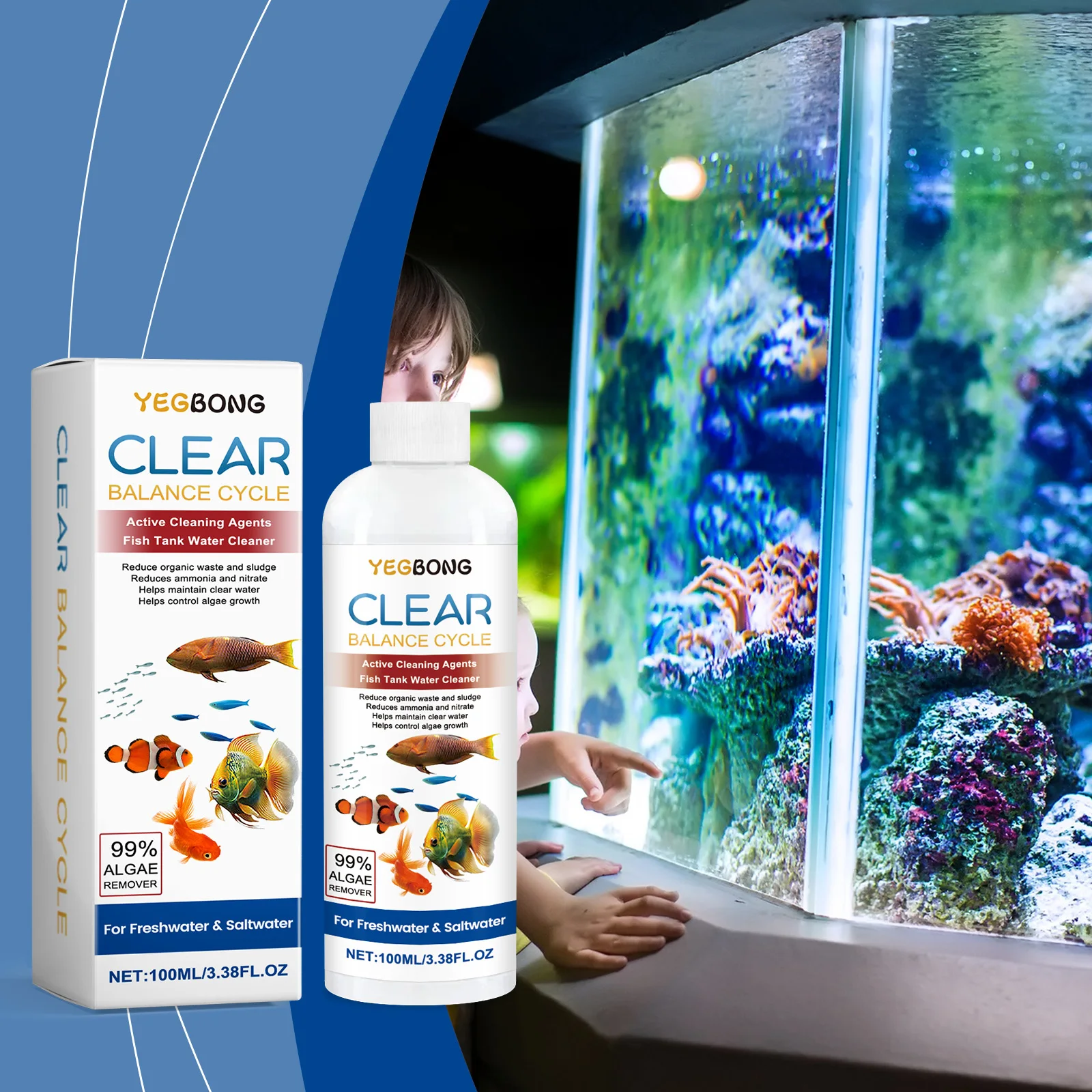 Algenentferner für Aquarien, k – Aquarium Fish Waste Collector Bewertung und Preis