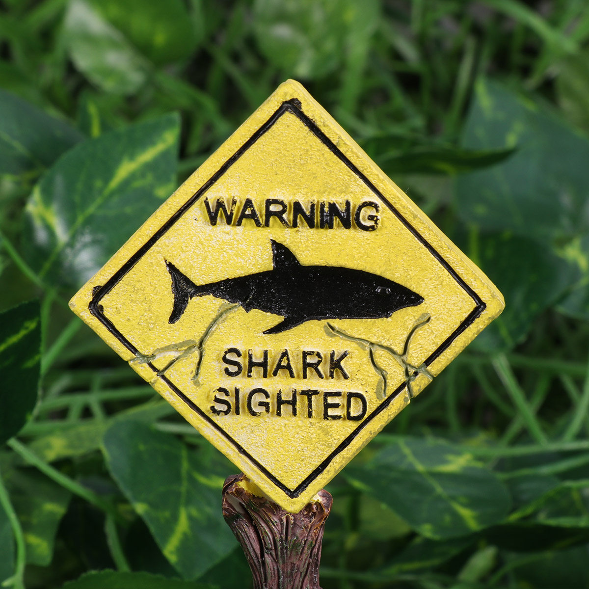 Cartoon-Harz-Warnschild für Aq – Aquarium Fish Yellow Bewertung und Preis