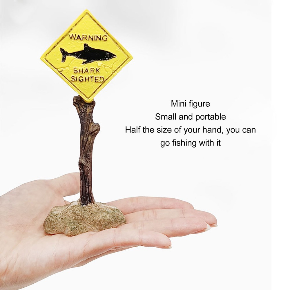 Harz Hai Warnbrett Ornament Ge – Aquarium Fish Yellow Bewertung und Preis