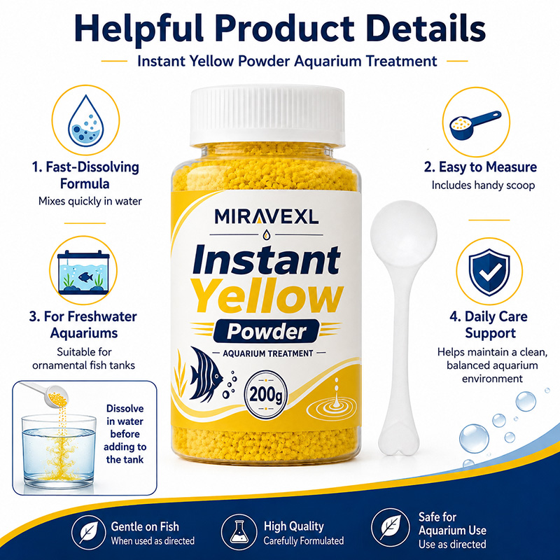 MIRAVEXL Schnell Auflösendes G – Aquarium Fish Yellow Bewertung und Preis